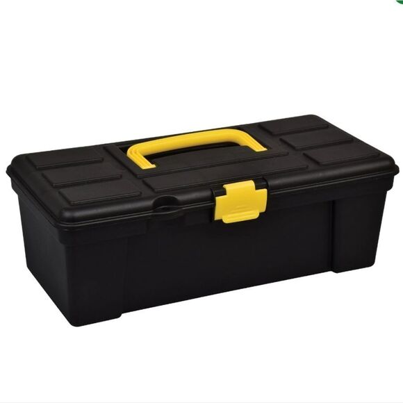 Tool Bench Hardware Tool Boxes with Clasp Lid 12x4.5x4 in. - Picture 2 of 5